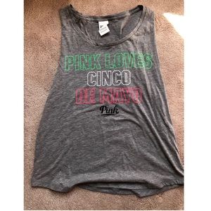 VS PINK Muscle Tank Size S